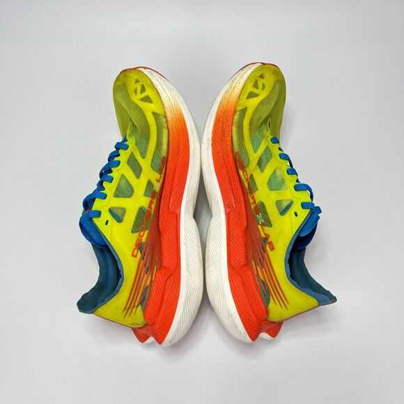 Deckers X Lab Yellow Orange Ombre Athletic Running Shoes Sneaker Women Size 8 - Picture 5 of 9